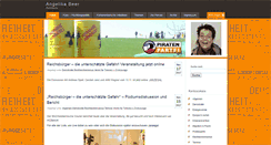 Desktop Screenshot of angelika-beer.de